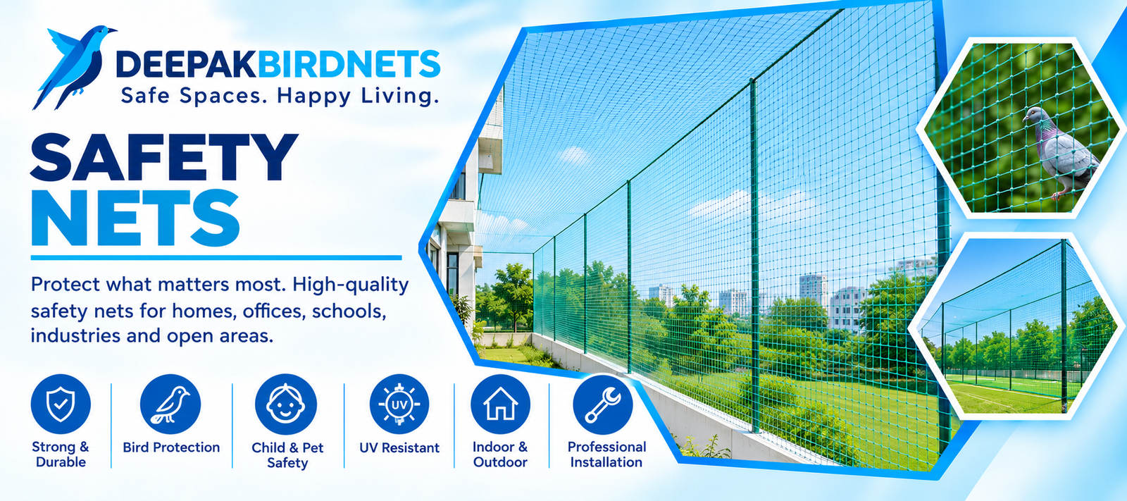 Anti bird nets in Vijayawada